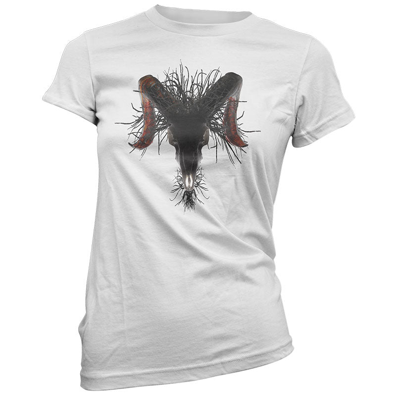 Black Traffic Skull	Ladies T-Shirt